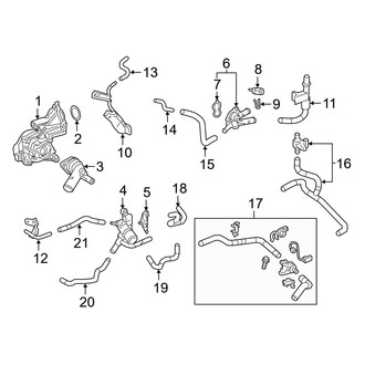 Toyota OE - Cooling - Radiator & Components (Japan Built, Thermostat & Hoses), (2.5L)