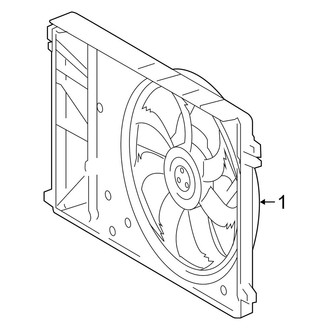 Toyota OE - Cooling Fan (Japan Built), (L / LE / SE / XLE / XSE 2.5L)