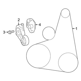 Toyota OE - Cooling - Belts & Pulleys (Japan Built), (L / LE / SE / XLE / XSE 2.5L)