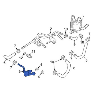 Toyota OE - Automatic Transmission Oil Cooler Tube