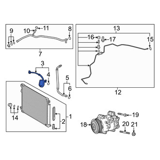 Toyota OE - A/C Refrigerant Discharge Hose