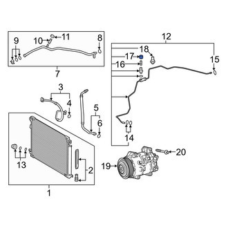 Toyota OE - A/C Service Valve Cap