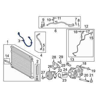 Toyota OE - A/C Refrigerant Discharge Hose