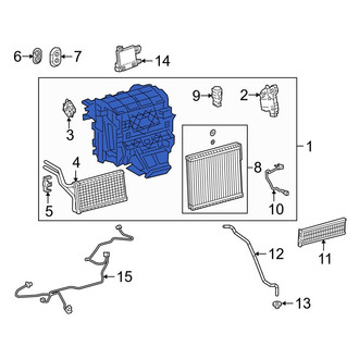 Toyota OE - HVAC Unit Case Assembly
