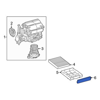 Toyota OE - Cabin Air Filter Cover