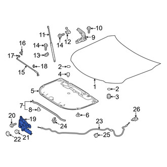 Toyota OE - Front Hood Latch