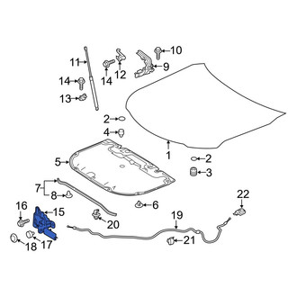 Toyota OE - Front Hood Latch