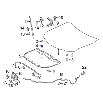 Toyota OE - Front Inner Hood Stop Buffer