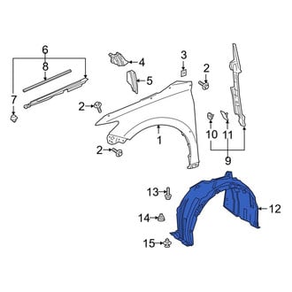 Toyota OE - Front Left Fender Splash Shield