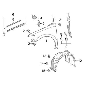 Toyota OE - Fender & Components (Japan Built)
