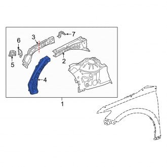 Toyota Oe Toyota Camry L Le Se Xle Xse 18 Fender Structural Components Rails