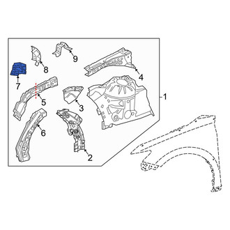 Toyota OE - Front Right Fender Bracket