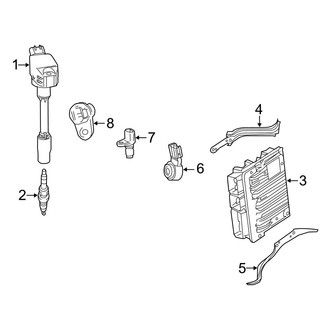 Toyota OE - Electrical - Ignition System (L / LE / SE / SE Nightshade / XLE / XSE 2.5L)