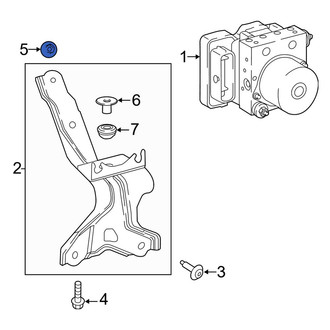Toyota OE - ABS Hydraulic Assembly Nut