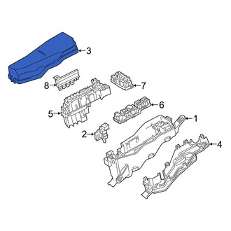 Toyota OE - Upper Fuse and Relay Center Cover