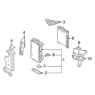 Toyota OE - Electrical - Fuse & Relay (Instrument Panel, USA Built)