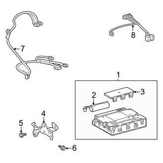 Toyota OE - Electrical - Communication System Components (Gas)