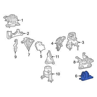 Toyota OE - Rear Automatic Transmission Mount