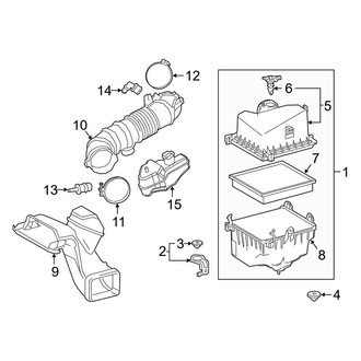 Toyota OE - Engine / Transaxle - Air Intake (3.5L)