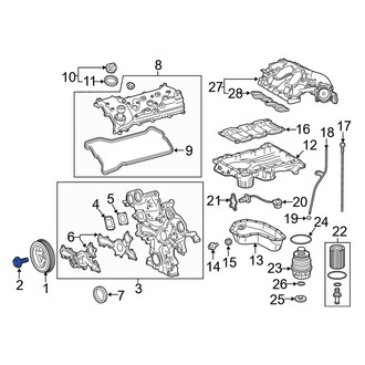 Toyota OE - Engine Crankshaft Pulley Bolt