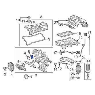 Toyota OE - Engine Timing Cover Gasket