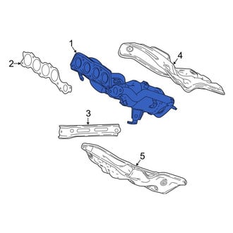 Toyota OE - Catalytic Converter with Integrated Exhaust Manifold