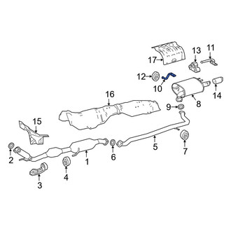 Toyota OE - Exhaust System Hanger Bracket