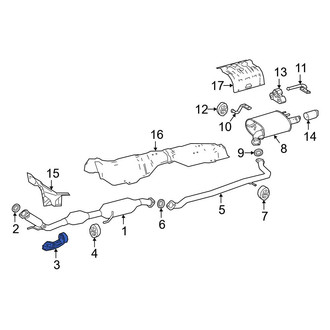 Toyota OE - Catalytic Converter Bracket