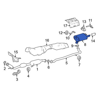 Toyota OE - Exhaust Muffler