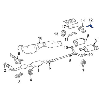 Toyota OE - Exhaust System Hanger Bracket