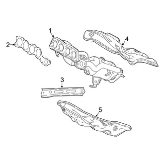 Toyota OE - Exhaust System - Manifold (AWD 2.5L)