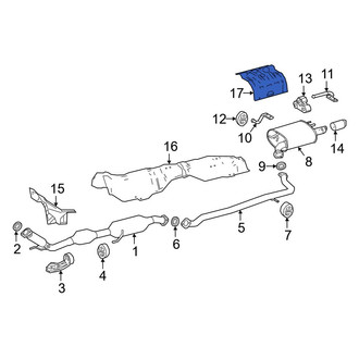 Toyota OE - Rear Floor Pan Heat Shield