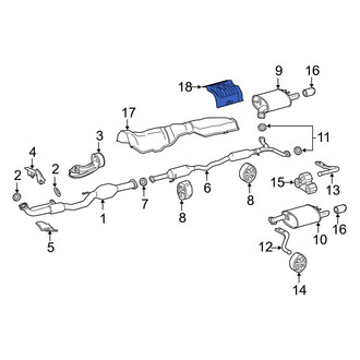 Toyota OE - Rear Floor Pan Heat Shield