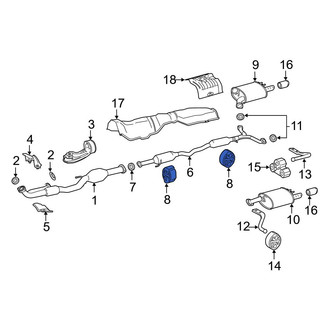 Toyota OE - Exhaust System Hanger