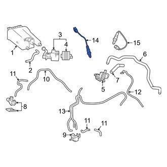 Toyota OE - Rear Left Oxygen Sensor