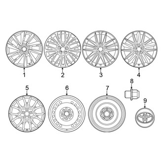 Toyota OE - Wheels (USA Built)
