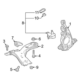 Toyota OE - Front Suspension - Suspension Components (USA Built)