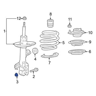 Toyota OE - Lower Suspension Strut Nut