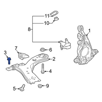 Toyota OE - Front Upper Suspension Control Arm Bolt