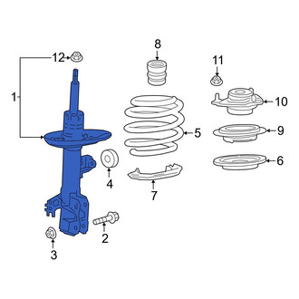 Toyota OE - Front Right Suspension Strut
