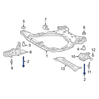 Toyota bZ4X Chassis Frames Hardware | Clips, Plugs — CARiD.com