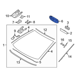 Toyota OE - Front Interior Rear View Mirror
