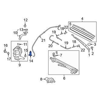 Toyota OE - Windshield Washer Pump