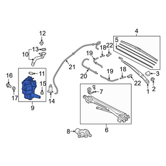 Toyota OE - Washer Fluid Reservoir