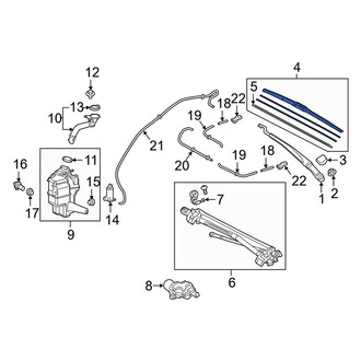 Toyota OE - Left Wiper Blade