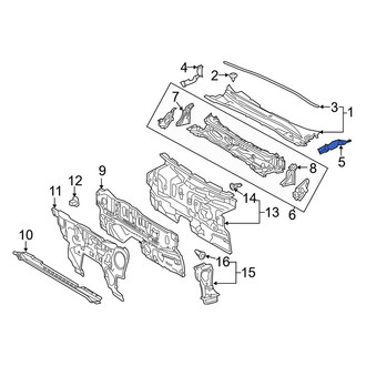 Toyota OE - Left Cowl Cover Seal