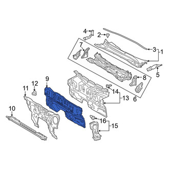 Toyota OE - Front Firewall