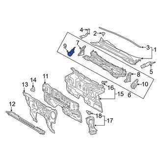 Toyota OE - Front Right Cowl Side Panel
