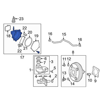 Toyota OE - Power Brake Booster Vacuum Pump
