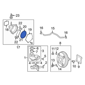 Toyota OE - Power Brake Booster Vacuum Pump Gasket